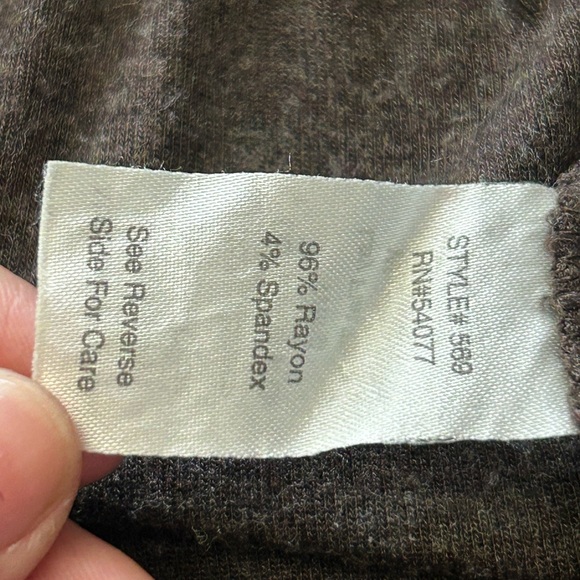 Cabi top long sleeve lightweight oversized casual preppy comfy - Picture 8 of 11